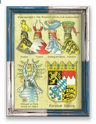 Bayern Wappen Heraldik Freistaat Munchen Nurnberg Rosenheim Augsburg Kempten Sammeln Seltenes Memorabilia Adel Konigshauser Wappen Freistaat Kempten