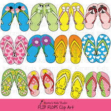 Flip flops summer collection of 10 free cliparts and images with a transparent background. Clip Art Flip Flops Karen S Kids Studio