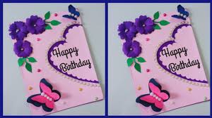If you don't know what to write on a birthday card or how to wish someone a happy birthday, these happy birthday messages can be your idea. Happy Birthday Card Ideas Easy How To Make Birthday Card Diy Birthday Gift Idea Happy Birthday Youtube
