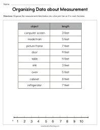 Organizing Data About Measurement Worksheet Measurement Worksheets Math Conversions Math