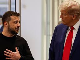 Donald Trump y Volodímir Zelenski se reúnen