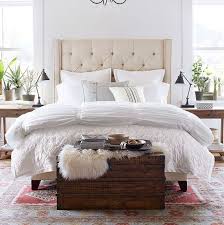 Adele gray stone upholstered queen platform bed frame with a vertical channel tufted wingback headboard. 23 Best Bed Frames 2021 The Strategist New York Magazine
