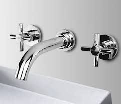 Round Wall Mounted Faucet Washbasin Bathroom Tap 3 Pcs Set Flush Cold And Hot Water Basin Faucet Xr7043 In 2020 Wash Basin Wall Mount Faucet Faucet
