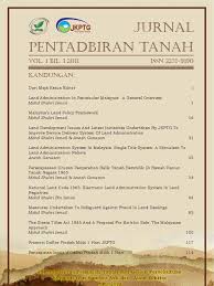 Pejabat tanah dan galian negeri selangor bangunan sultan salahuddin abdul aziz shah tel: Jurnal Ran Tanah Jkptg
