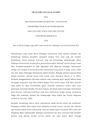 Di samping itu juga, kertas kerja ini akan mengetengahkan peri pentingnya institusi raja. Pdf Realisme Kegagalan Pbb