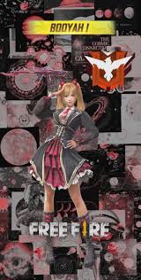 Wallpaper Caroline Free Fire Di 2020 Pejuang Wanita Desain Karakter Game Gadis Animasi