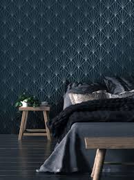 With the many different shades and tones able to establish a unique environment, it is a great choice for any room. Navy Blue Bedroom Wallpaper Trendecors