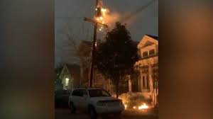 I put a 120v to.12v ac transformer in a light switch box. Transformer Blows In New Orleans Sending Fire To The Ground