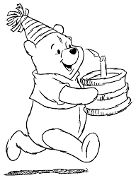 Mais de 50.727 kit colorir aniversário kit colorir aniversário. Desenho De Bolo De Aniversario Do Pooh Para Colorir Tudodesenhos