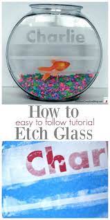 How To Etch Glass Tutorial Glass Etching Creative Home Decor Tutorial