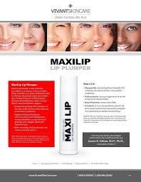 Buy Vivant Skin Care Maxilip Lip Plumper Peptide Collagen Boosting Lip Treatment Natural Peptides Stimulate Collagen 0 16 Fluid Ounce Online In Vietnam B00bfwldus