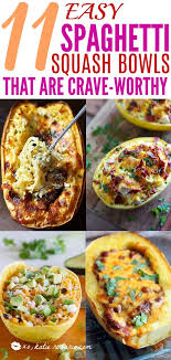 11 Easy Spaghetti Squash Bowls That Are Crave Worthy Katie Rosario Spaghetti Squash Recipes Easy Spaghetti Squash Recipes Healthy Easy Spaghetti Squash
