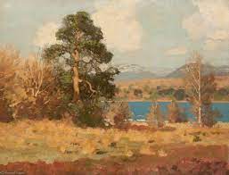 George houston tells louis natheaux where to go in the 1936 hirlicolor film, captain calamity. Loch Morlich By George Houston Art Reproductions Impressionism Topimpressionists Com