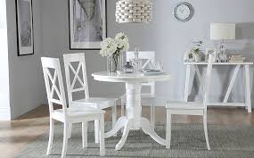 By crosley furniture (6) $ 633 25 /set. Kingston Round White Dining Table With 4 Kendal Chairs Furniture And Choice