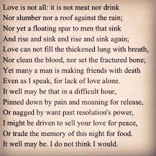 Love Is Not All By Edna St Vincent Millay My Favorite Love Poem Of All Time Love Poems Memorable Quotes How To Memorize Things