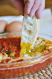 Baked Spanish Eggs With Tomatoes Olives Recipe Spain On A Fork Recipe Olive Recipes Recipes Spanish Eggs