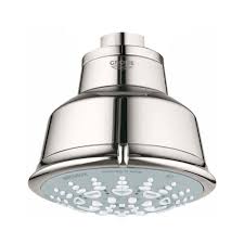 Grohe Relexa Rustic 5 Spray 3 15 16 In Showerhead In Polished Nickel Infinityfinish 27126be1 The Home Depot Shower Heads Rain Shower Head Grohe