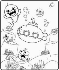 Get crafts, coloring pages, lessons, and more! Baby Shark Submarine Fishes Pinkfong Super Simple Raskraska Akulenok Bejbi Shark Shark Coloring Pages Baby Coloring Pages Ocean Coloring Pages