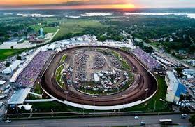 Knoxville Raceway Aerial View Sprint Car Racing Dirt
