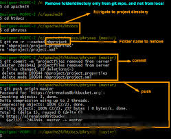 Type the following command in the command prompt: How To Remove A Directory From Git Repository Stack Overflow