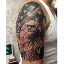 American flag with eagle tattoos: Pin On Tattoos By Watson