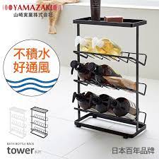 tower分層瓶罐置物架 黑 yamazaki日本山崎生活美學官方網站 日本收納職人指名推薦品牌 質感收納嚴選設計 日本百年品牌居家生活收納專家 山崎 実業台灣總代理官方網路旗艦店