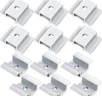 Amazon.com: 12 Pack Solar Panel Mid Clamps 1.06 Inch Solar ...