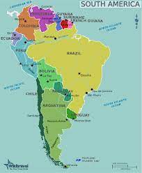 Landkarte chile (regionen von chile)». Map Of Sout America Sudamerika Reise Deutschlandkarte Weltkarte