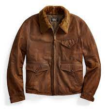 Shearling Collar Leather Jacket Leather Jacket Collar Leather Jacket Shearling Collar