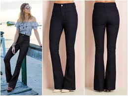 Calça Jeans Flare Cintura Alta Azul Escuro Calca Flare Jeans Escuro Calca Flare Jeans Escura Jeans Escuro Jeans