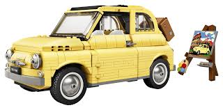 With looks harking back to the fifties classic of the same name, this reimagining of the 500 (cinquecento in italy) turns heads like few other cars in. Lego Goes Back To The 60 S With Creator Expert Fiat 500 Classic Builds Life Size Brick Model To Go With It Carscoops