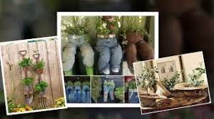 Fill the pot or planter. Unusual Flower Pots In Country Style Youtube