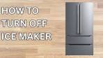 How to Turn Off the Ice Maker on a Midea Refrigerator ...