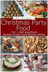 Christmas hors d'oeuvres fall in this category, of course; Christmas Party Food Over 35 Recipes Including Hot Appetizers Cold Appetizers Charcuterie B Christmas Desserts Party Christmas Party Food Party Snacks Easy