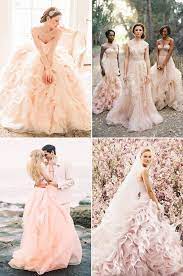Non Traditional Yet Elegant 20 Light Colored Wedding Dresses You Will Love Praise Wedding Wedding Dresses Beautiful Wedding Dresses Strapless Dress Formal