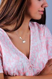 CROSS Necklace for Women, Personalized Gift, Sideways Cross Necklace in  Sterling Silver, 14k Gold Filled and Rose Gold