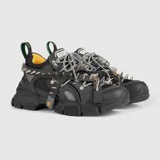 Shop The Men S Flashtrek Sneaker With Removable Spikes At Gucci Com Enjoy Free Shipping And Complimentary Gift Sneakers Men Designer Sneakers Mens Edgy Shoes The past and the future, the masculine and the feminine, the sporty and the sartorial: sneakers men designer sneakers mens