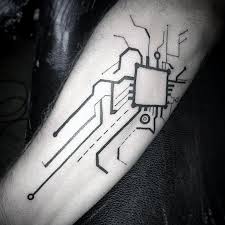 A wiring diagram is a simplified standard pictorial representation of an electrical circuit. 60 Circuit Board Tattoo Designs For Men Electronic Ink Ideas Geometric Tattoo Inner Forearm Tattoo Simple Tattoos For Guys