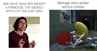 🌈 no spam 💡no publicity 🔆 just templates of trending memes ❤️ if you enjoy our content, now you can support our work through the link below ❤. Marriage Story On Netflix Is A Serious Drama But It Has Provided Us With Some Unintentionally Hysterical Memes