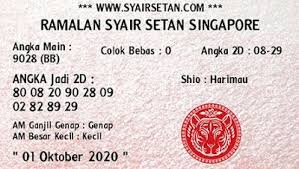 Syair Togel Singapore 01 October 2020 Tokosyair Com Di 2020 Buku Blog