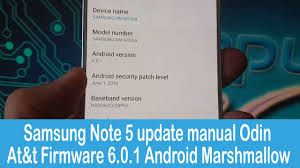 Official Firmware Note 5 N920a Att Manual Android 6 0 1 Odin Full Package Youtube
