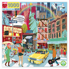 Check spelling or type a new query. New York City Life 1000pc Square Jigsaw Puzzle By Eeboo Seriouspuzzles Com