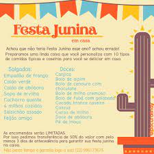 Em junho, iniciam as festas juninas, muito tradicionais no brasil. Docuras Da Nay Oi Meus Amores Tudo Bem Temos Novidade Facebook