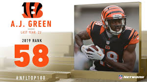 Greenthe 5 toughest corners i've ever faced. 58 A J Green Wr Bengals Top 100 Players Of 2019 Nfl Youtube
