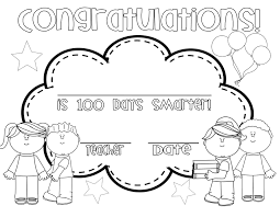 We, make a 100th day snack using a ten frame. 100th Day Of School Coloring Pages Free Coloring Home