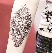 Lotus Flower Tattoo On The Inner Arm Mandala Tattoo Shoulder Lotus Mandala Tattoo Flower Tattoo
