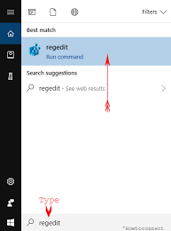Access registry editor by following this procedure: How To Copy Key Path In Registry Editor On Windows 10