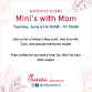 Mini's with Mom event image