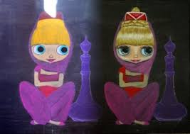 Big Eye Art by Blonde Blythe