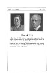 1925 Reveille yearbook for Webster High School, Webster, NY
